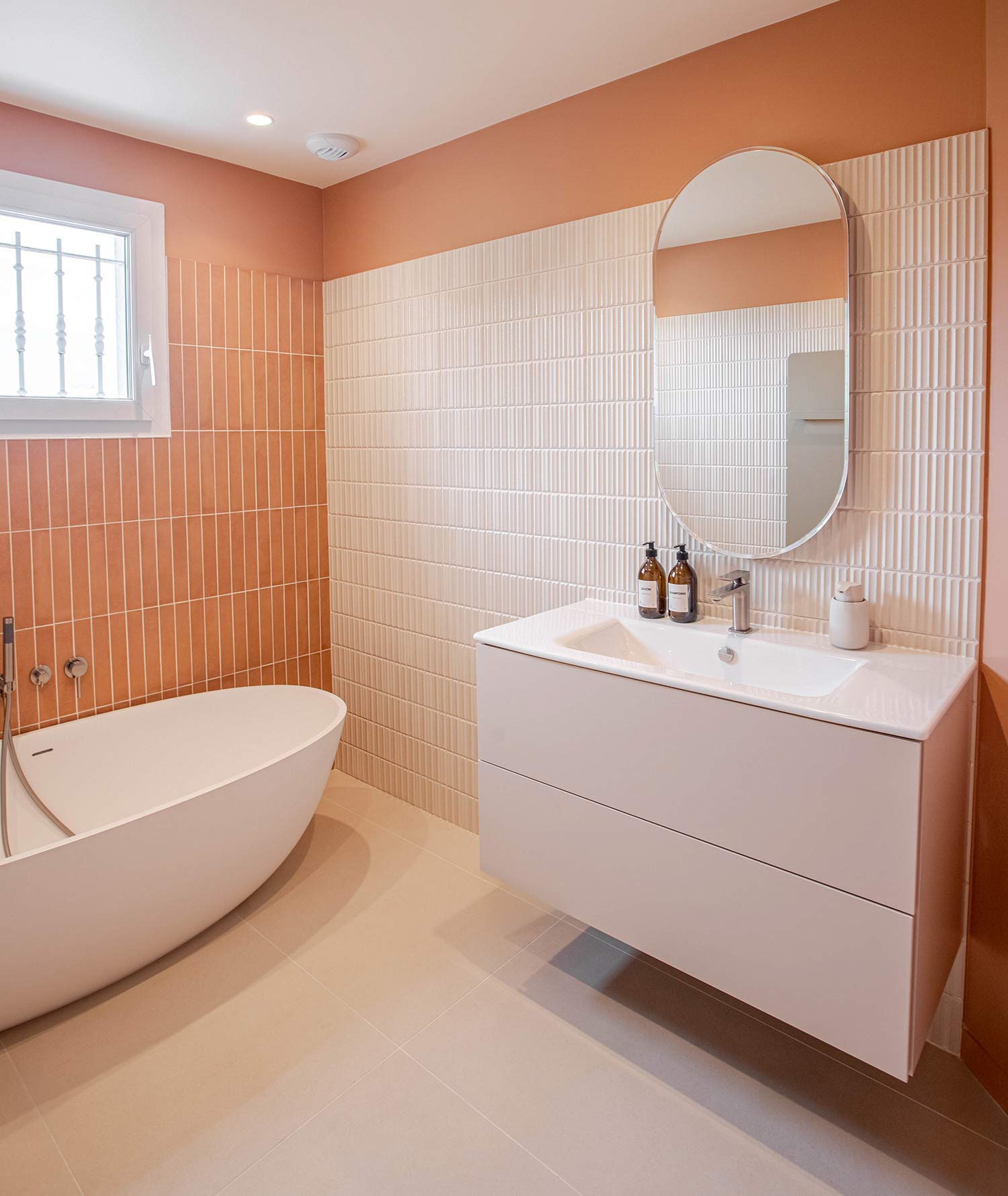 Architecture d'intérieur, réalisation d'une salle de bains dans un appartement à Lyon par Quentin Sauner-Leroy.